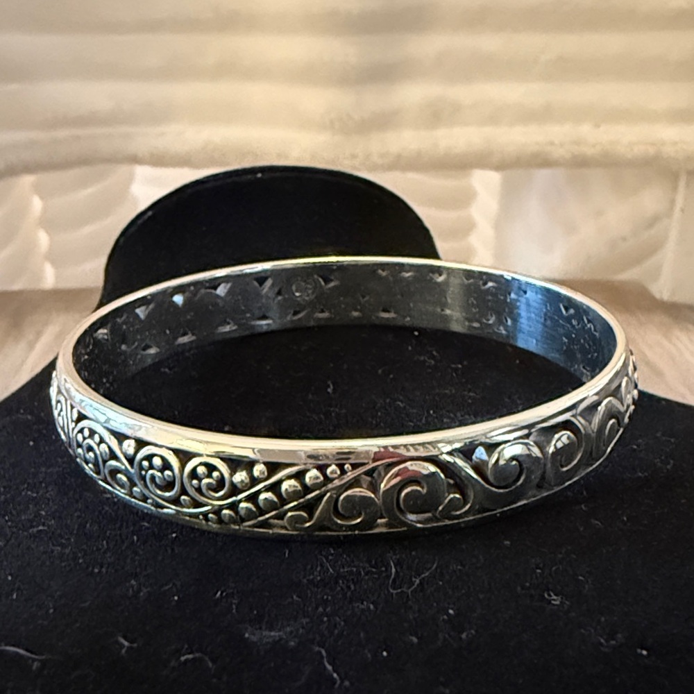 Brighton Silver Swirl Bracelet